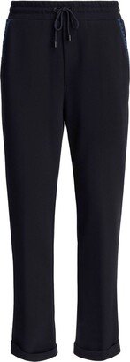 Greca-trimmed track pants