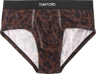 Leopard Printed Briefs-AA