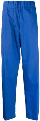 Straight-Leg Cotton Trousers-BH