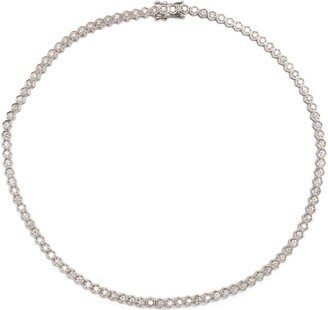 Kolours 18kt white gold Luna diamond necklace