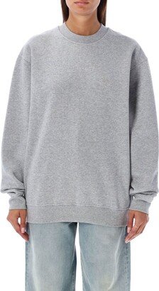 X JW Anderson Rene Logo-Embroidered Crewneck Sweatshirt