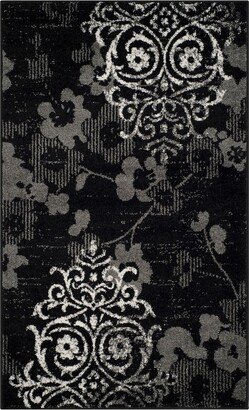 Norwel Area Rug - Black/Silver (4'x6'