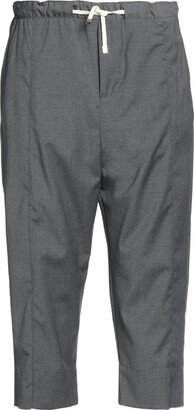 BY AND Cropped Pants Grey