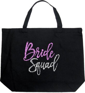 Bride Squad - Large Word Art Tote Bag