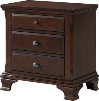 Brinley Nightstand Cherry Red