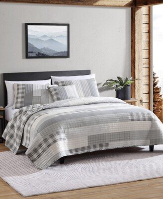 Fairview Cotton Reversible 4-Pc. Quilt Set, King