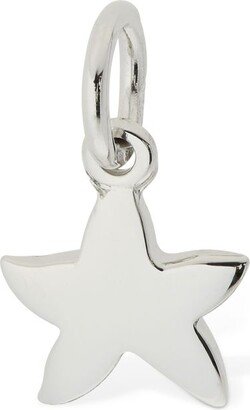 18kt White gold Starfish charm