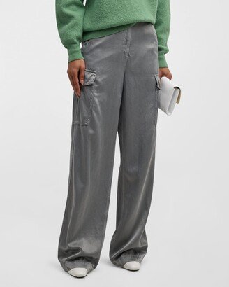 Pandos Wide-Leg Cargo Pants