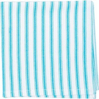 Ticking Stripe Turquoise Napkin Set of 6