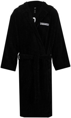 Logo Embroidered Bath Robe