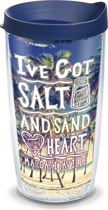 Tervis Margaritaville - Salt In My Veins Made in Usa Double Walled Insulated Tumbler Travel Cup Keeps Drinks Cold & Hot, 16oz, Classic - Open Miscella