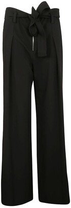 Tie-Belt Wide Leg Pants