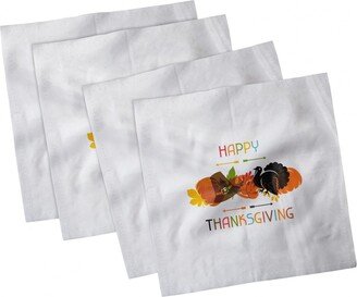 Turkey Set of 4 Napkins, 18 x 18