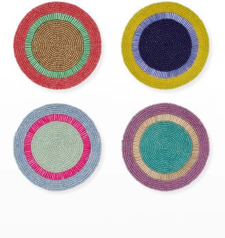 Bright Stripe Coasters, Set of 4