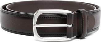 Buckle-Fastening Leather Belt-AK