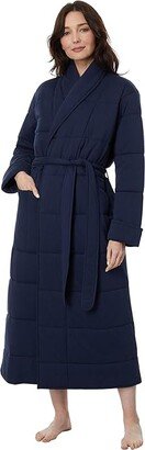 Sierra Cotton Duvet Robe (Blue Ink) Women's Clothing