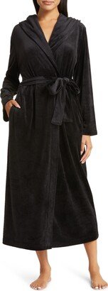 Velour Hooded Robe