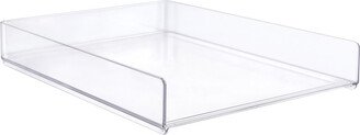 Radius Stackable Letter Tray Clear