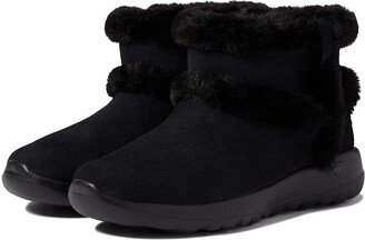 SKECHERS Performance On-The-Go Joy Faux Fur Boot (Black) Women's Shoes