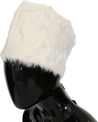 White Xiangao Lamb Fur Women's Beanie