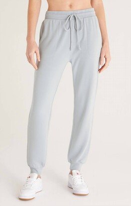 Easy Fleece Jogger In Pale Blue