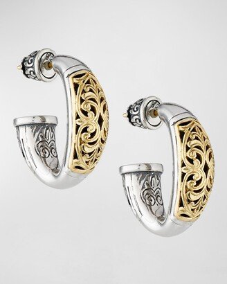 Classic Filigree Hoop Earrings