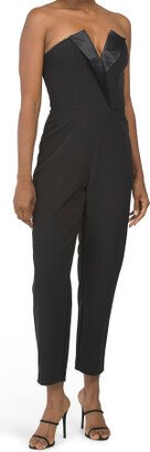 TJMAXX Strapless Tuxedo Jumpsuit For Women