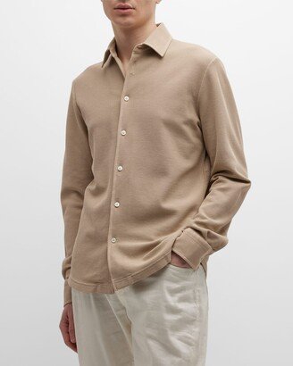 Men's Slim-Fit Cotton Piqué Sport Shirt