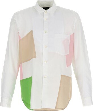 Patchwork Buttoned Shirt