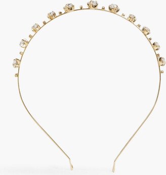 Gold-tone crystal headband