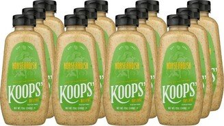 Koops' Horseradish Mustard - Case of 12/12 oz