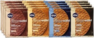 GU Energy Mixed Flavors Stroopwafel - 16pk