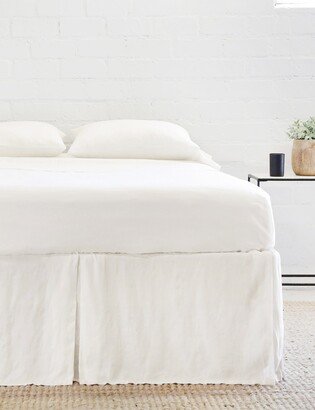 Lulu and Georgia Pleated Linen Bed Skirt by Pom Pom at Home