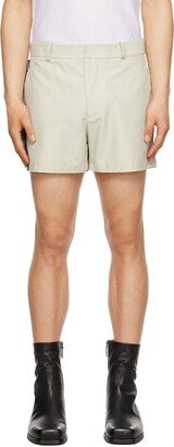 Steven Passaro Gray Zip-Fly Shorts