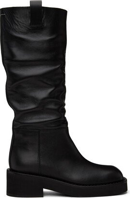 Black Knee-High Boots-AA