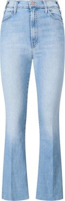 High-Waisted Bootcut Jeans-AJ