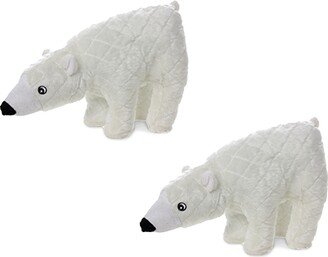 Mighty Arctic Polar Bear, 2-Pack Dog Toys