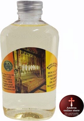 Myrrh Oil Anointing From Papa Andrea Old City Jerusalem 250Ml Plastic Bottle Original The Same Smell Inside Church Of Holy Sepulchr