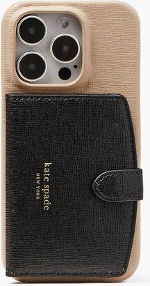 Morgan Colorblocked Iphone 14 Pro Cardholder Case-AA