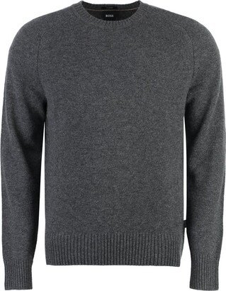 Boss Hugo Boss Crewneck Ribbed Knit Jumper