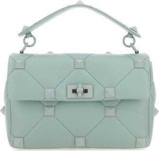 Garavani Roman Stud Foldover Top Crossbody Bag-AA