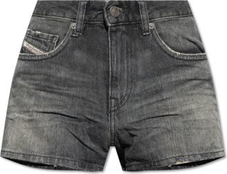 ‘DE-YUBA’ Denim Shorts - Grey