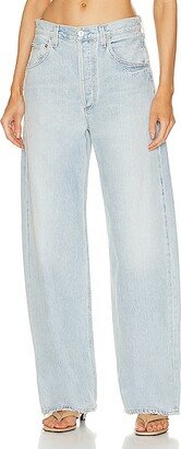 Ayla Baggy Cuffed Crop in Blue-AB