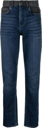 Steeve two-tone slim jeans