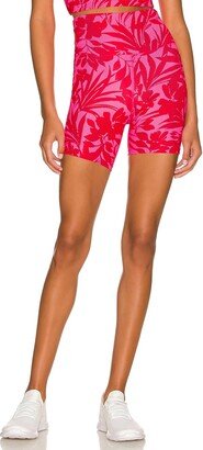 Biker Short In Hibiscus