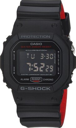 Men's DW-5600HR-1CR G Shock Digital Display Quartz Black Watch