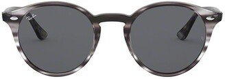 RB2180 Round Frame Sunglasses-AA