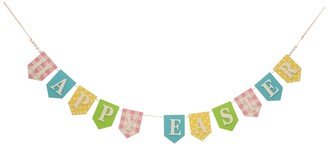 78L Wooden Happy Easter Garland