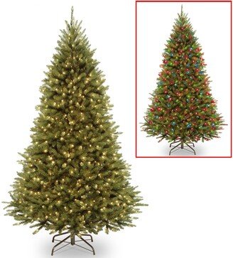 National Tree Company National Tree 7.5' Kingswood Fir Medium Hinged Tree with 500 Dual Color(R) Led Lights + PowerConnect System- 9 Functions