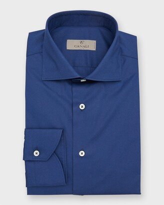 Men's Cotton-Stretch Dress Shirt